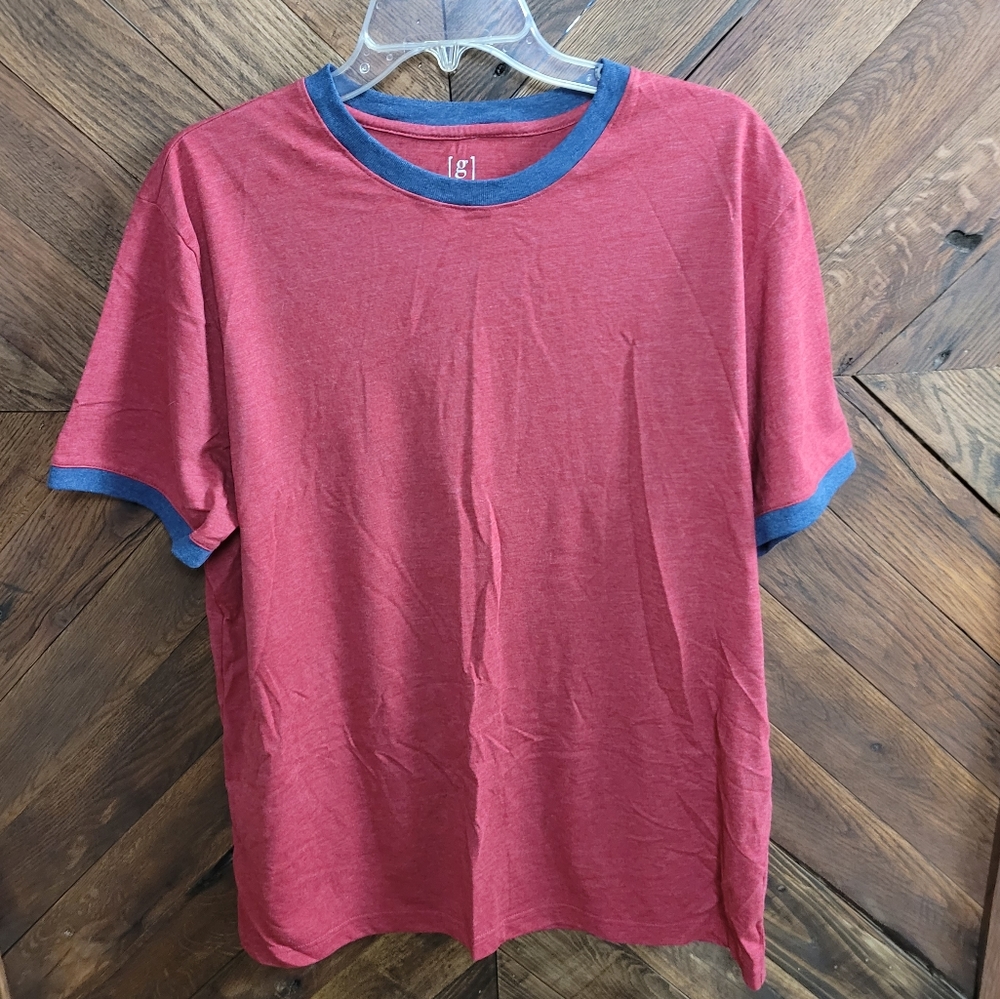 Mens George red t-shirt